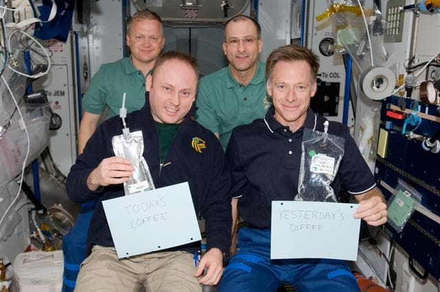 NASA image: Group Photo with Coffee