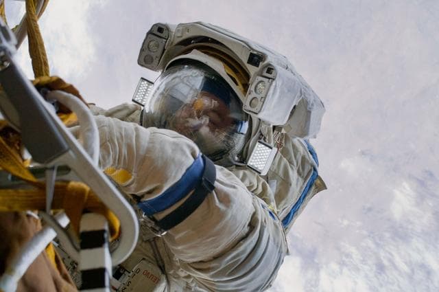 NASA image: EXPOSE-R Installation during Russian Extravehicular Activity (EVA) 21