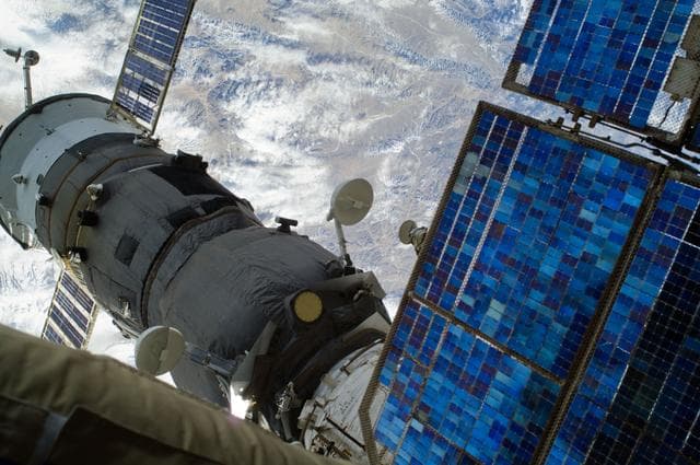 NASA image: Soyuz during Russian Extravehicular Activity (EVA) 21