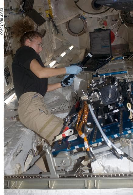 NASA image: Marangoni Experiment Cleanup