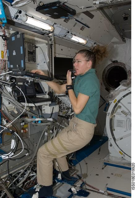 NASA image: ISS Expedition 18 Japanese Experiment Module (JEM) Remote Manipulator System (RMS) Function Test 2