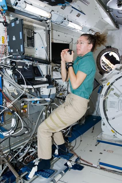 NASA image: ISS Expedition 18 Japanese Experiment Module (JEM) Remote Manipulator System (RMS) Function Test 2