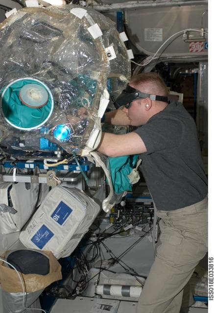 NASA image: Expedition 18 Station Development Test Objectives (STDO) Session 1