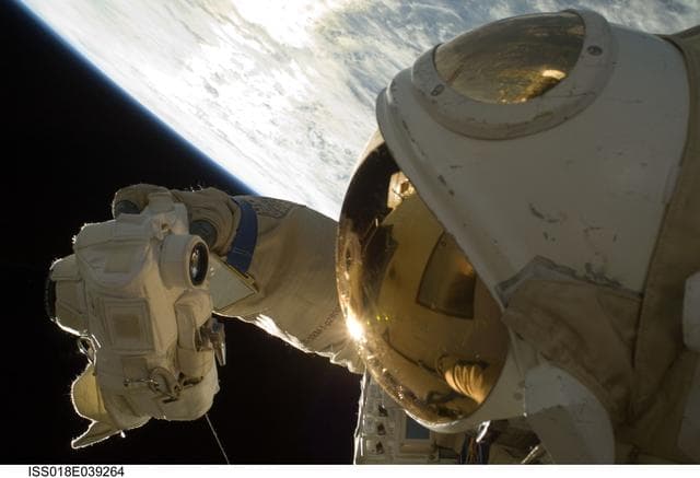 NASA image: Russian Module Photography OPS during Russian Extravehicular Activity (EVA) 21A