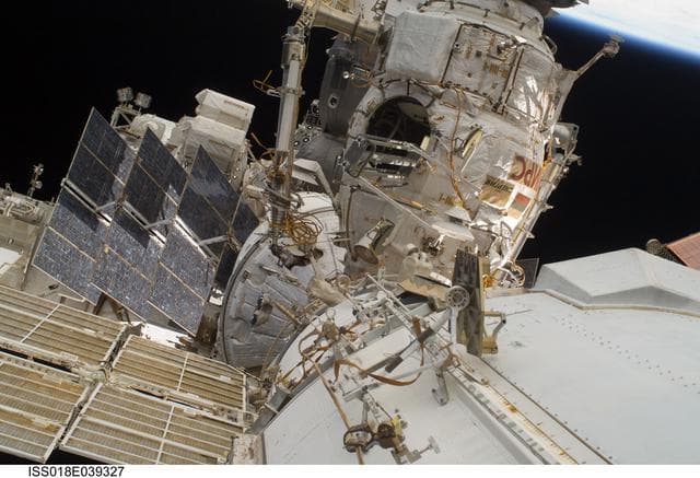 NASA image: Russian Module Photography OPS during Russian Extravehicular Activity (EVA) 21A