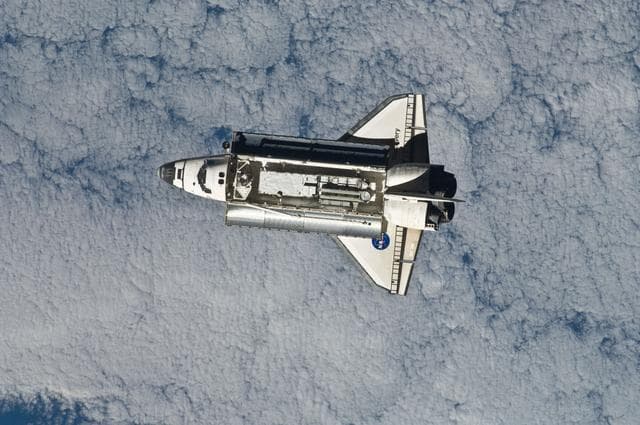 NASA image: STS-119 Approach OPS