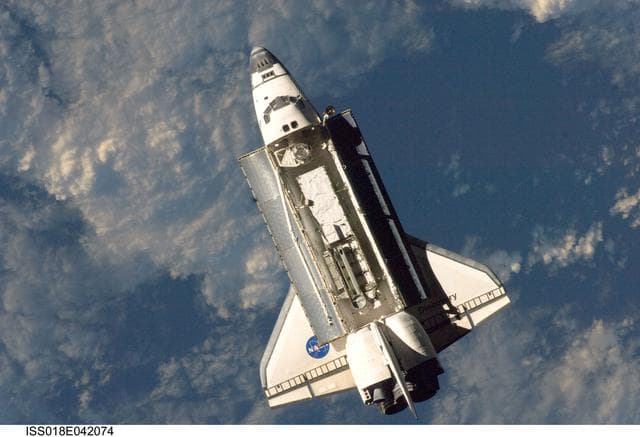 NASA image: STS-119 Approach OPS
