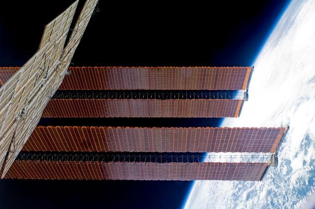 NASA image: Starboard (STBD) Solar Array Wings (SAW)