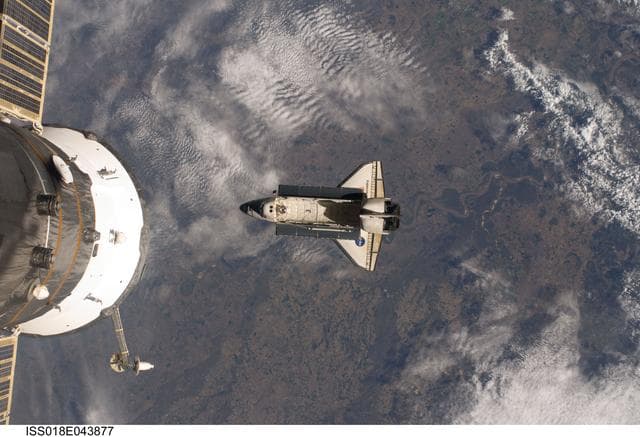 NASA image: STS-119 Undocking and Separation