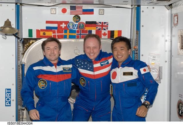 NASA image: Expedition 18 Crew Photo in Node 2 Harmony