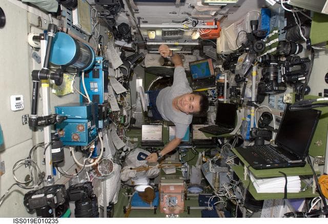NASA image: Wakata in Service module