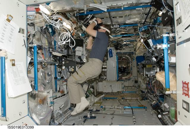 NASA image: BISE (Bodies in the Space Environment) experiment