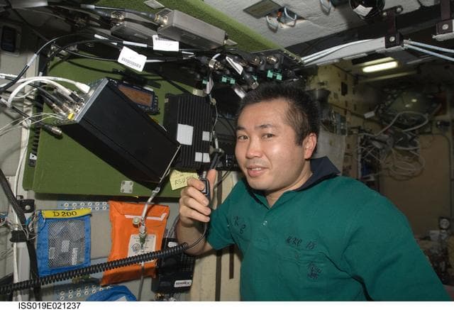 NASA image: Wakata in Service Module