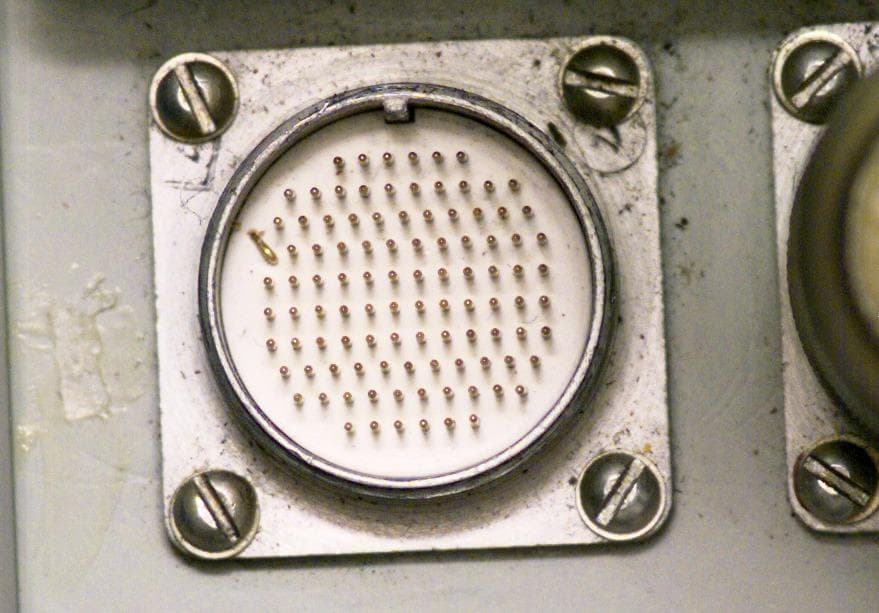 NASA image: Bent pin in Service Module