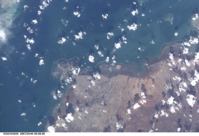 NASA image: Djibouti, the capital city of the country of Djibouti