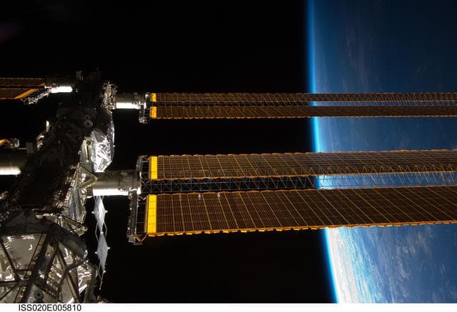 NASA image: P3/P4,P5,and P6 trusses