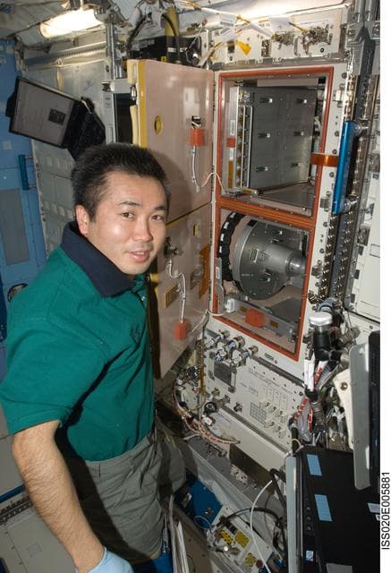 NASA image: Wakata  in  JPM