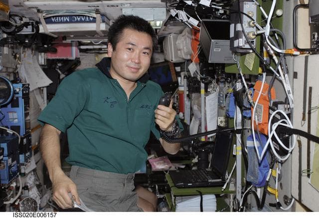NASA image: Wakata in Service Module
