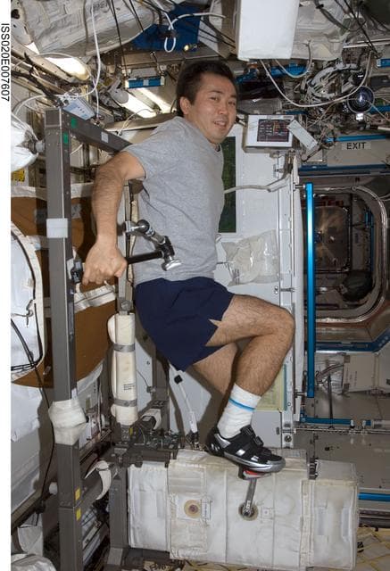 NASA image: Wakata on CEVIS