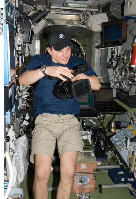NASA image: Romanenko in Service Module
