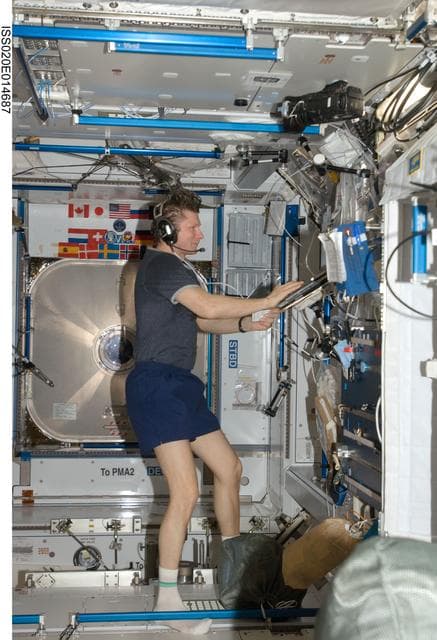 NASA image: Padalka in Node 2
