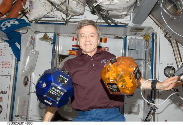 NASA image: SPHERES