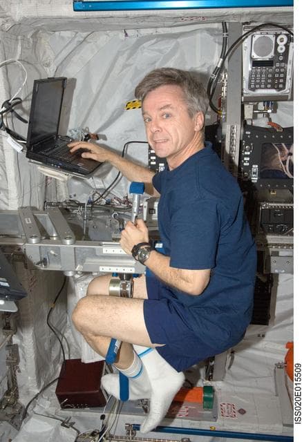 NASA image: SLAMMD (Space Linear Acceleration Mass Measurement Device) payload