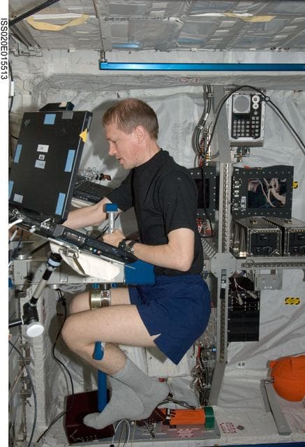 NASA image: SLAMMD (Space Linear Acceleration Mass Measurement Device) payload