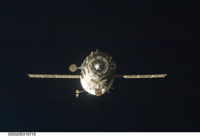 NASA image: Soyuz 18S relocation