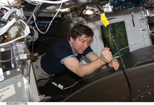 NASA image: MFCVs (Manual Flow Control Valves) in the Lab