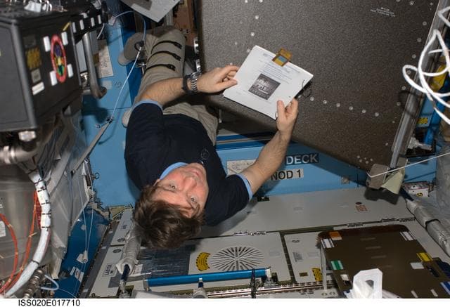 NASA image: MFCVs (Manual Flow Control Valves) in the Lab