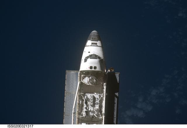 NASA image: STS-127 approach to ISS
