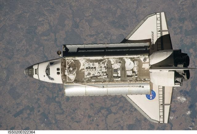 NASA image: STS-127 approach to ISS