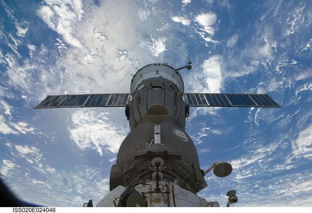 NASA image: Soyuz docked to station