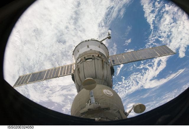 NASA image: Soyuz docked to station