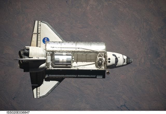 NASA image: STS-128 approach to ISS