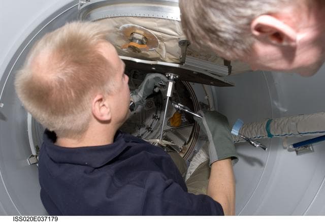 NASA image: Pressurized Mating Adapter 2 (PMA-2)