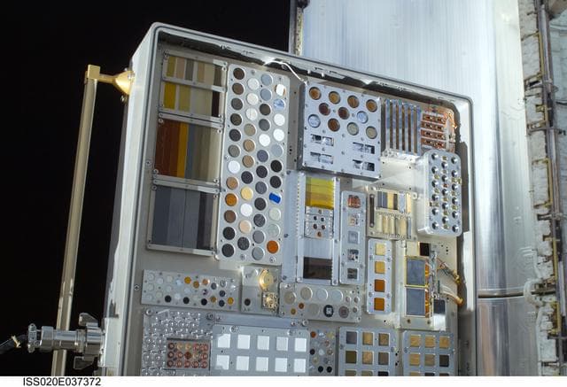 NASA image: MISSE-6 hardware