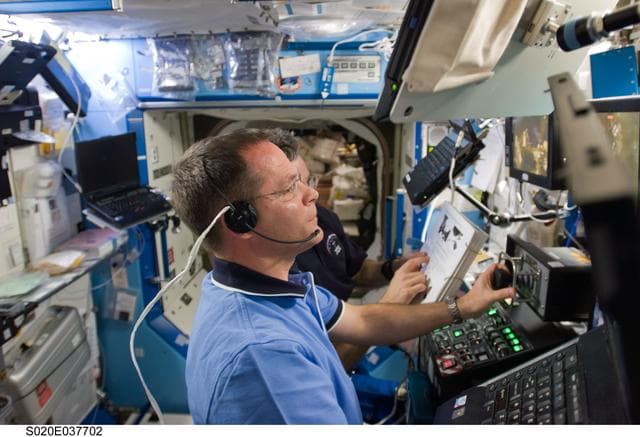 NASA image: EVA 1 RMS arm activities