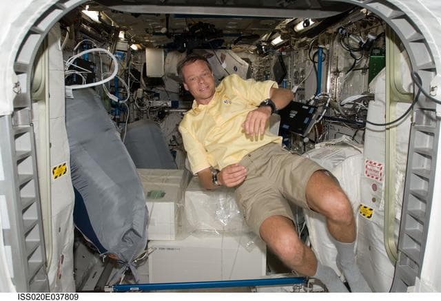 NASA image: Fuglesang in Columbus module