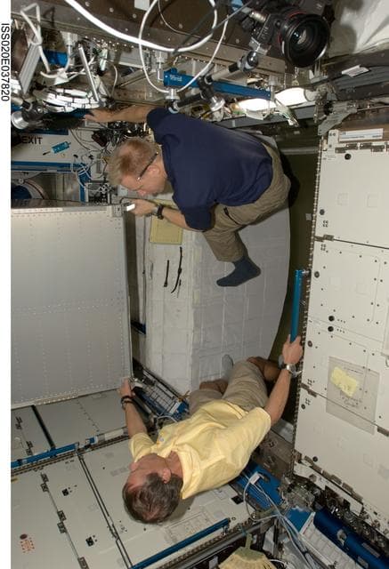 NASA image: Minus Eighty Degree Laboratory Freezer for ISS (MELFI) rack