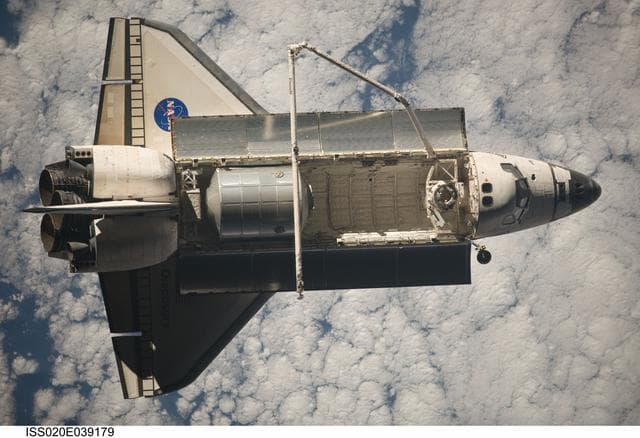 NASA image: STS-128 undocked from ISS
