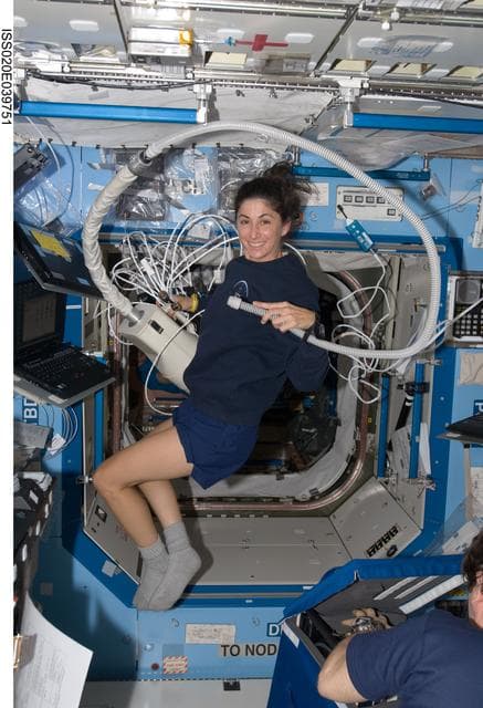 NASA image: Stott in the U.S. Laboratory
