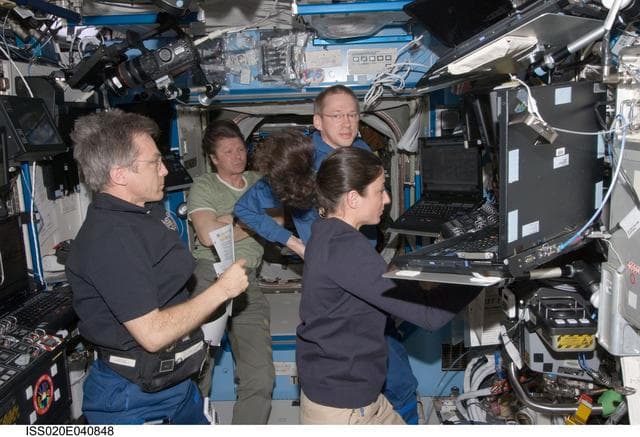NASA image: HTV docking