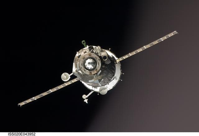 NASA image: Soyuz 20S docking