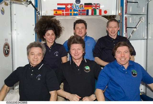 NASA image: Expedition 20 crew portrait in Node 2