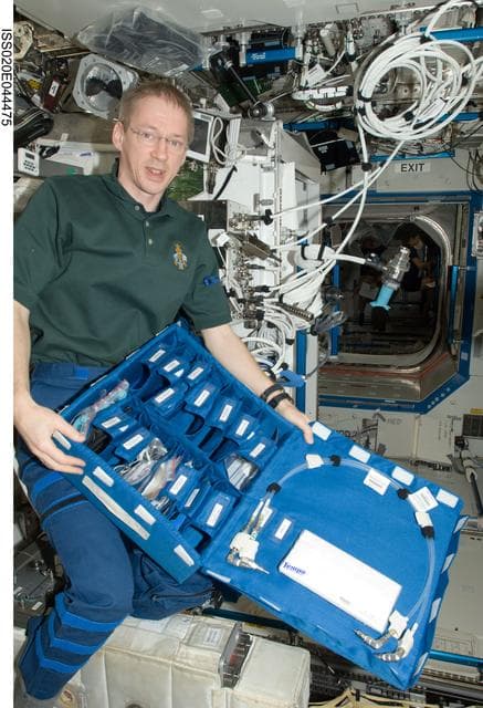 NASA image: De Winne with PPFS