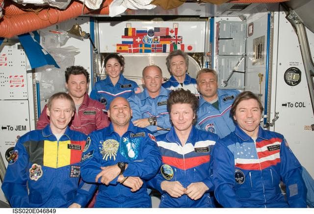 NASA image: Expedition 20 /21 crew portrait in Node 2