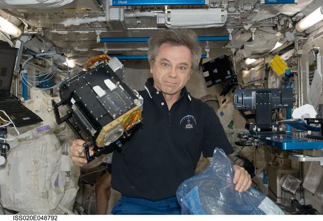NASA image: Thirsk with FPEF MS hardware in Kibo