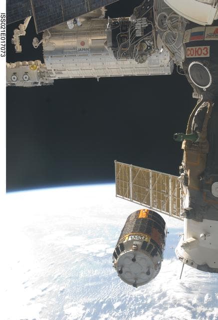 NASA image: HTV Unberth and Release